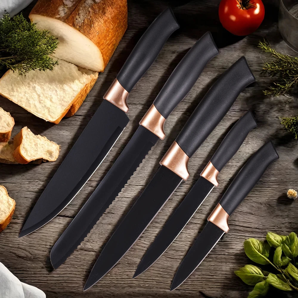 Kitchen Knife Set with Utensils