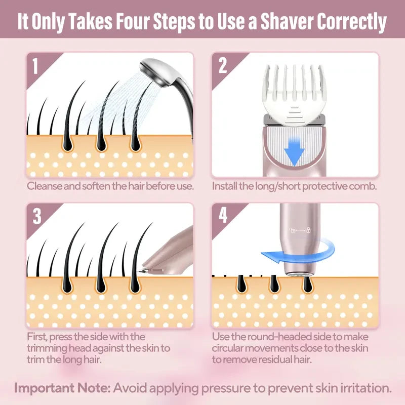Akunbem Waterproof Bikini Trimmer