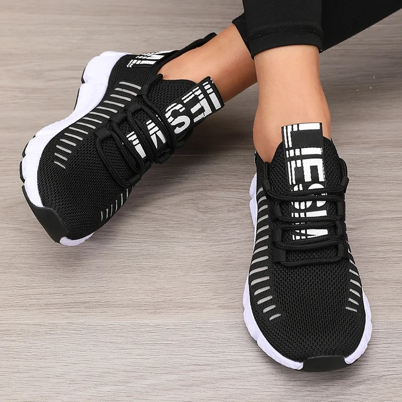 Knitted Mesh Running Sneaker