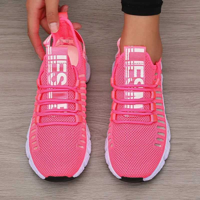 Knitted Mesh Running Sneaker