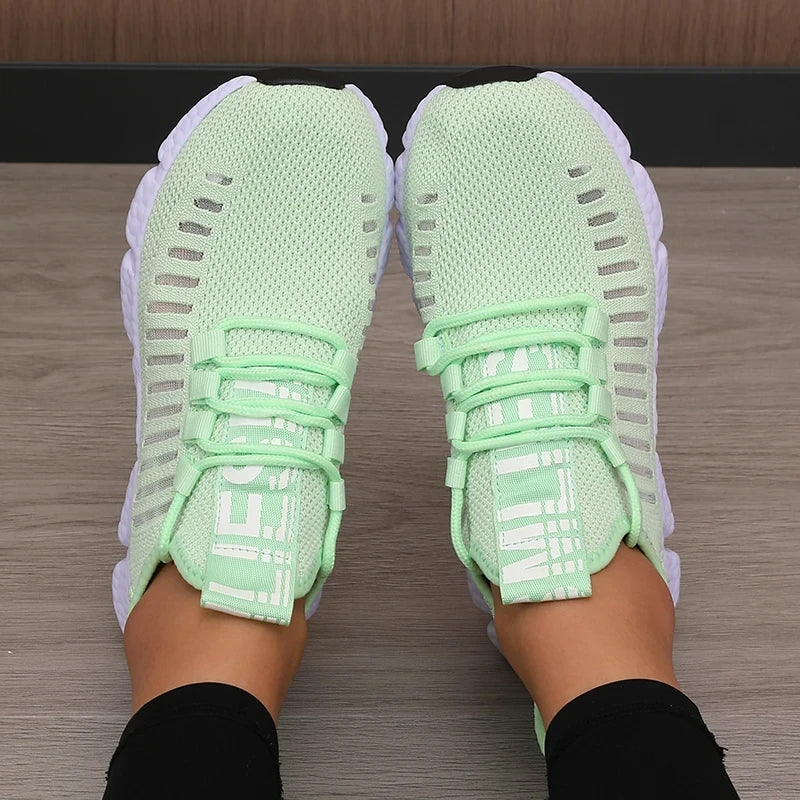 Knitted Mesh Running Sneaker