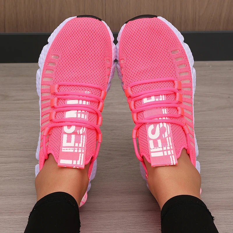 Knitted Mesh Running Sneaker