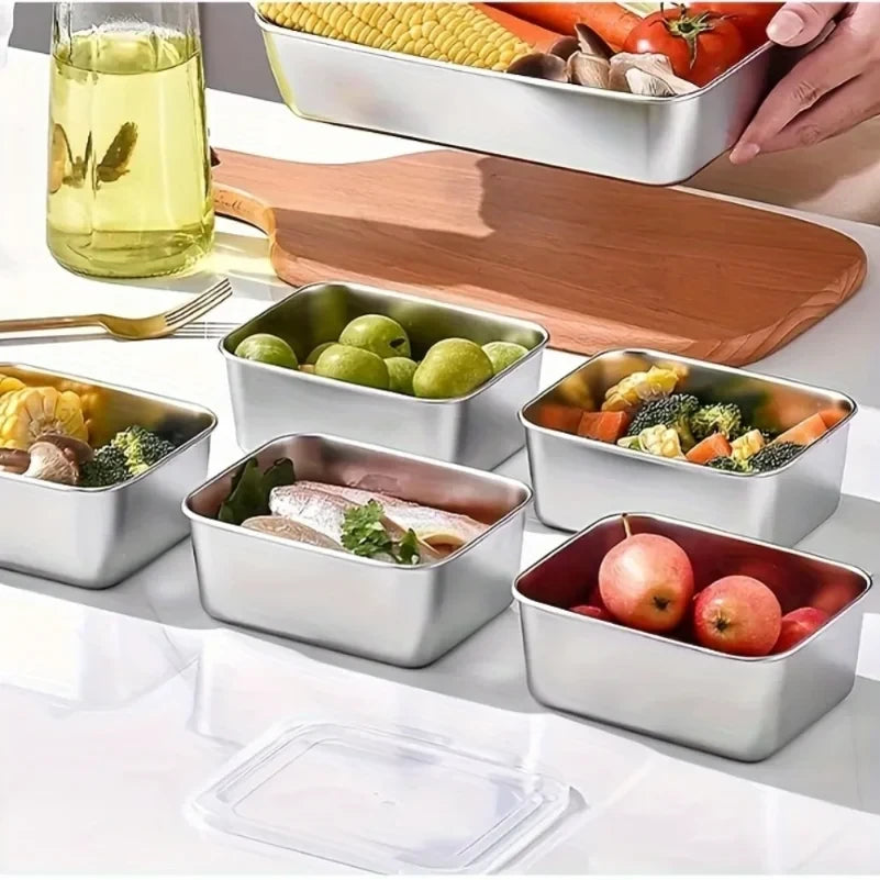 Stainless Steel Food Storage Containers Set