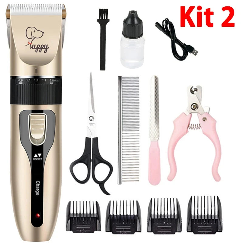 Electric Pet Hair Grooming Trimmer Kit