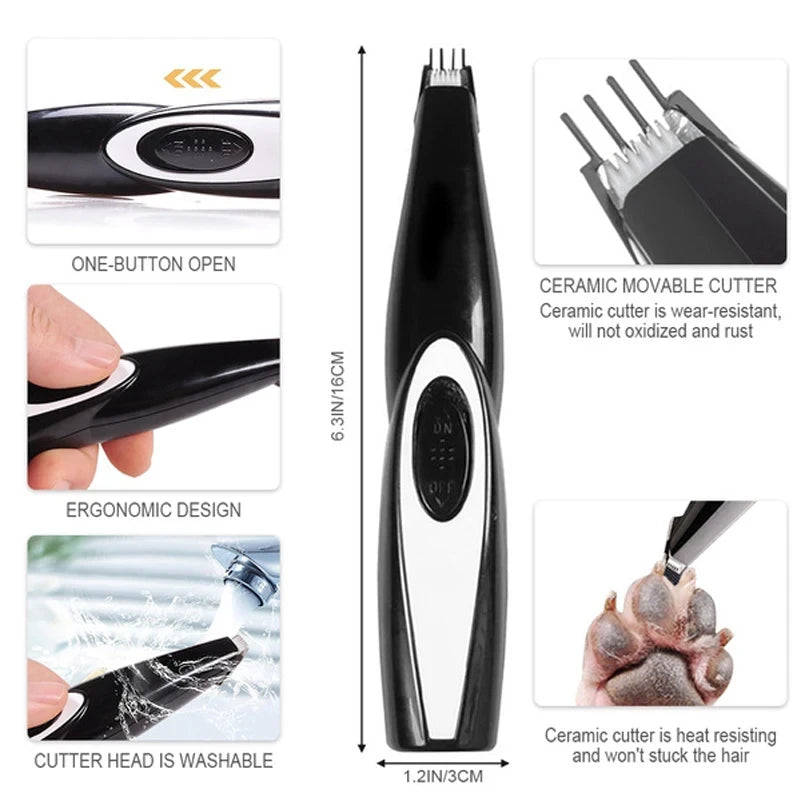 Electric Pet Hair Grooming Trimmer Kit