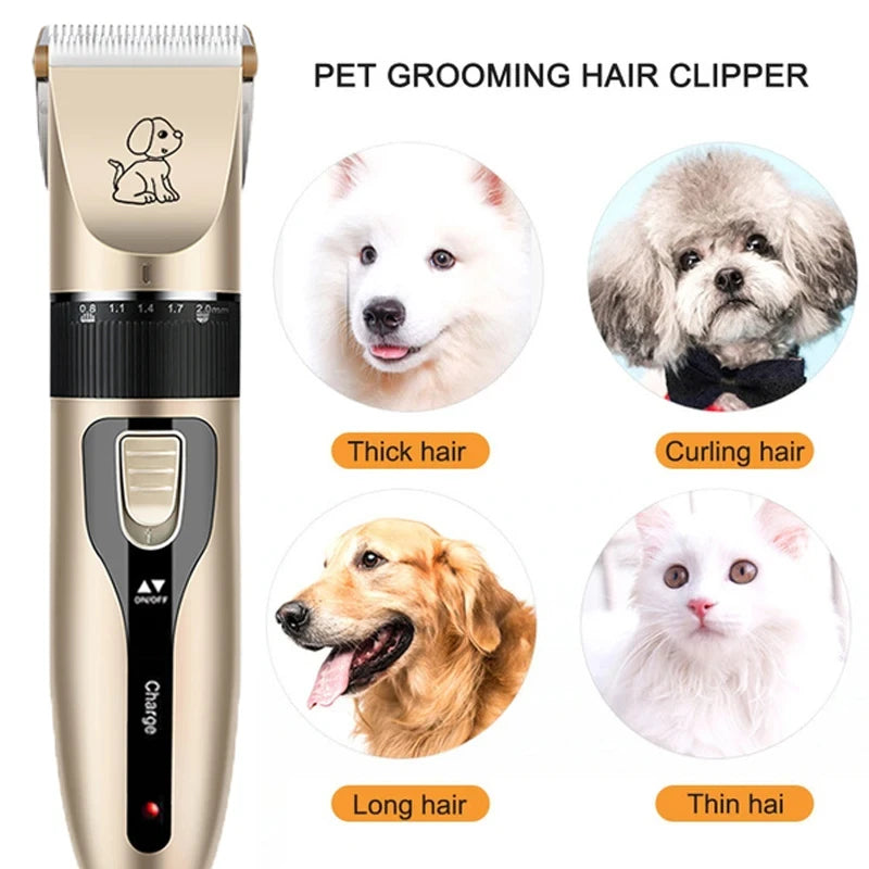 Electric Pet Hair Grooming Trimmer Kit