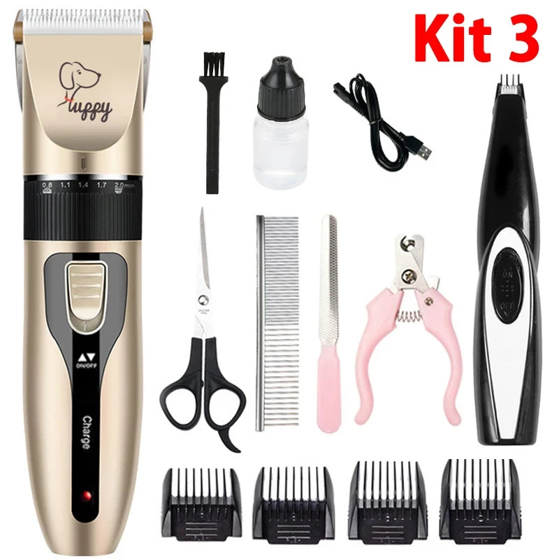 Electric Pet Hair Grooming Trimmer Kit