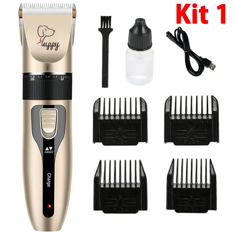 Electric Pet Hair Grooming Trimmer Kit