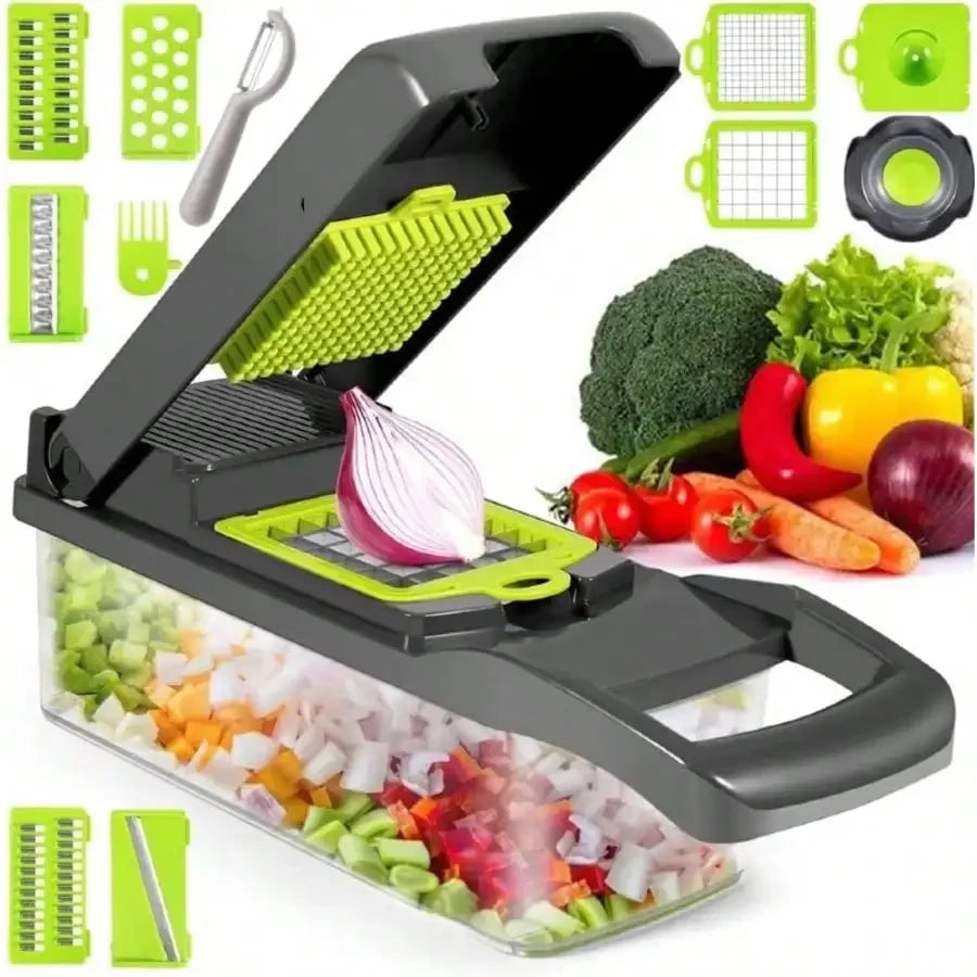Multi-Purpose Vegetable Chopper With Container