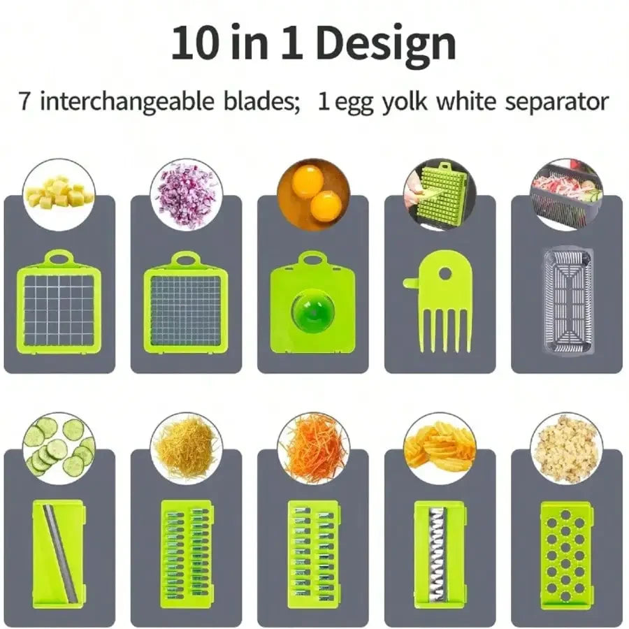 Multi-Purpose Vegetable Chopper With Container