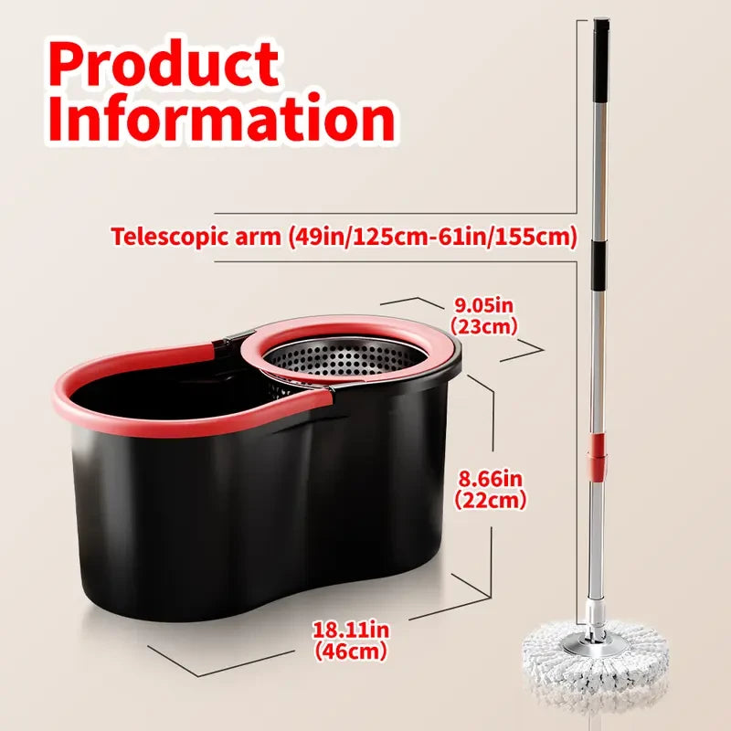 Spin Mop And Bucket Set