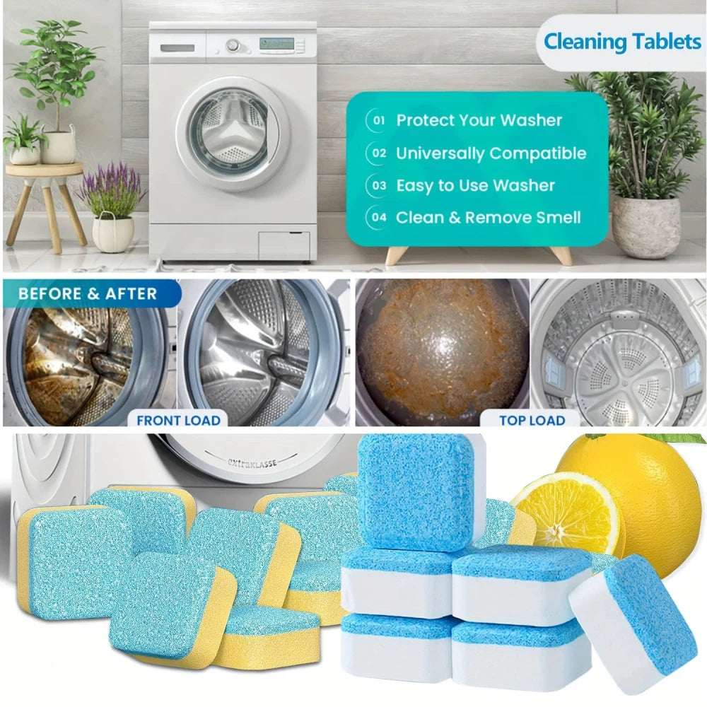 Lemon Scent Washing Machine Cleaner