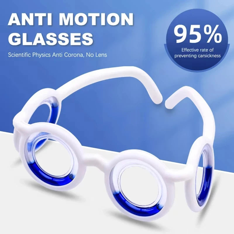 Portable Liquid Motion Sickness Glasses
