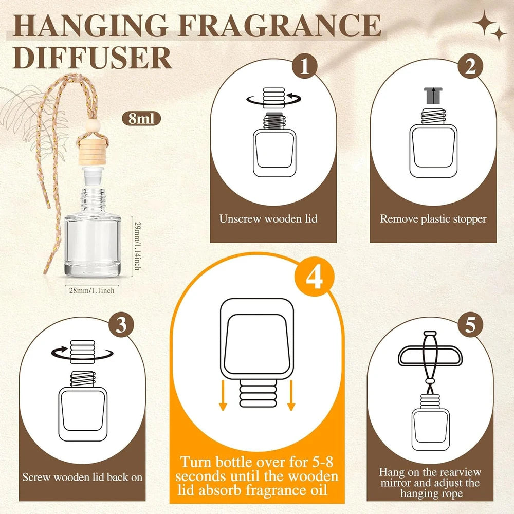 AROIC Essential Oil Car Air Freshener