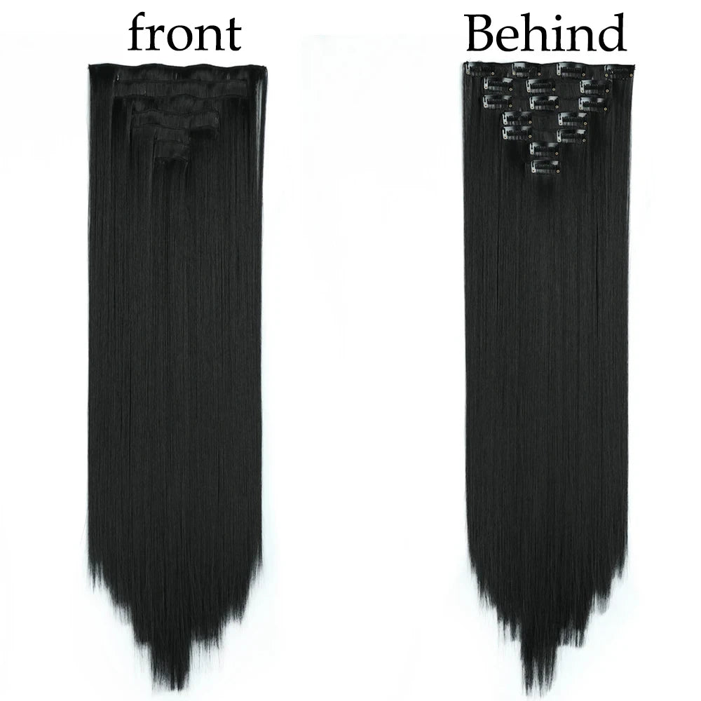 Straight Clip In Hair Extensions