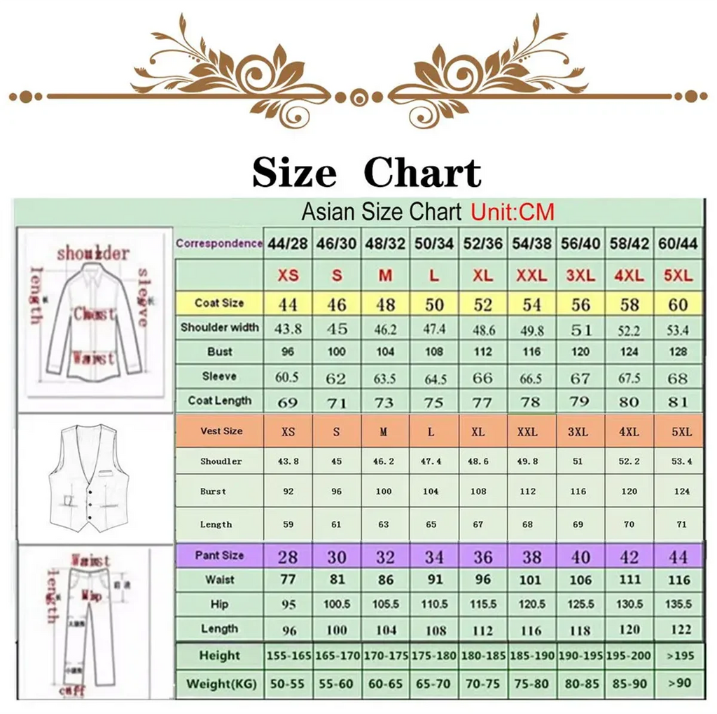 Fashion Handmade Gold Beading Men Suits Tuxedo Double‑Breasted Blazer Pants Set Groom Wedding Performance Attire 2 Pieces Custom