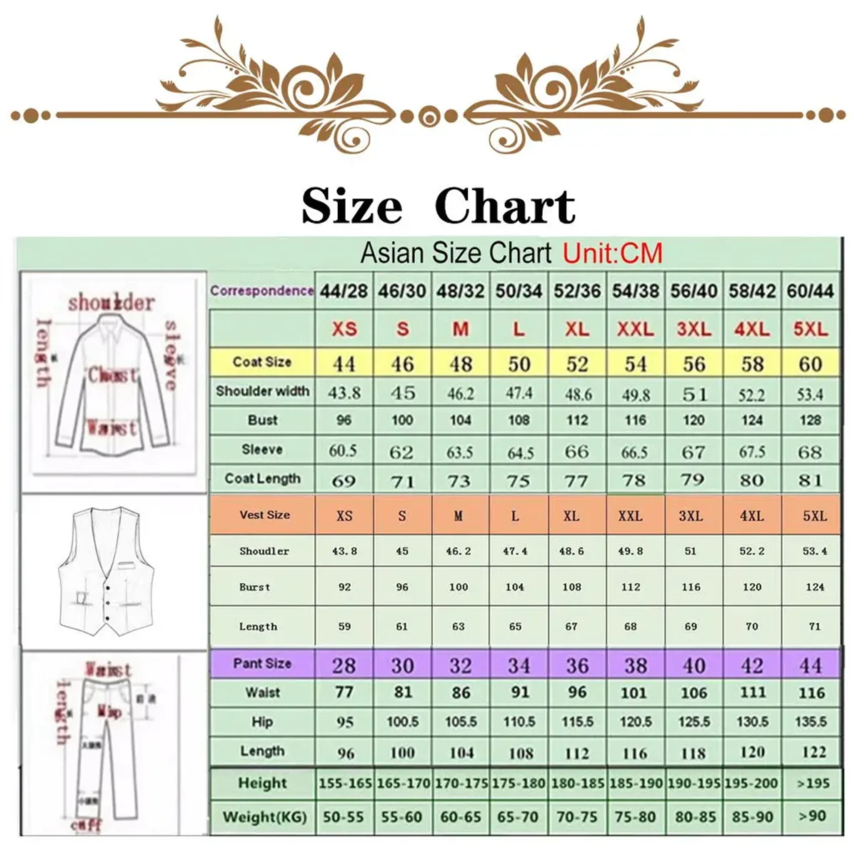 Fashion Handmade Gold Beading Men Suits Tuxedo Double‑Breasted Blazer Pants Set Groom Wedding Performance Attire 2 Pieces Custom
