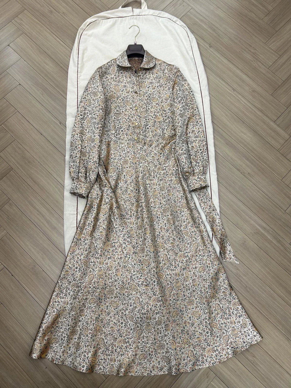 Women's High-Quality, Vintage-Style, Affordable Luxury Floral Dress – New for Autumn/Winter 2026