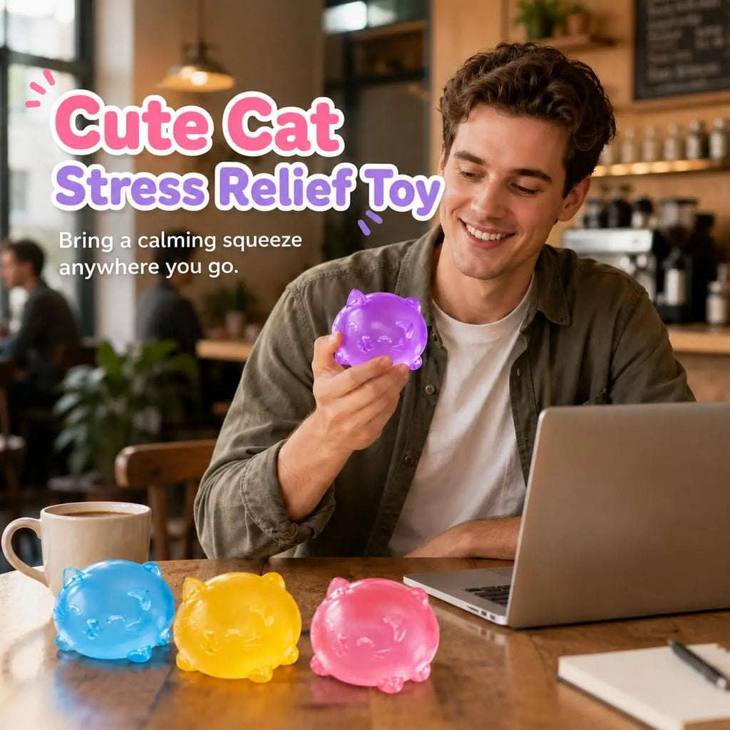 Gummy Kitty Slow-Rebound Squishy Toy