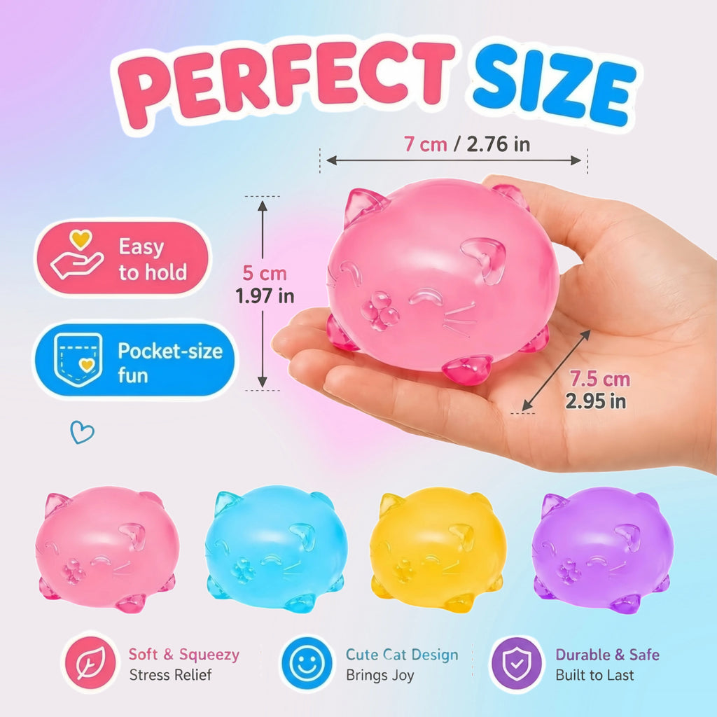 Gummy Kitty Slow-Rebound Squishy Toy