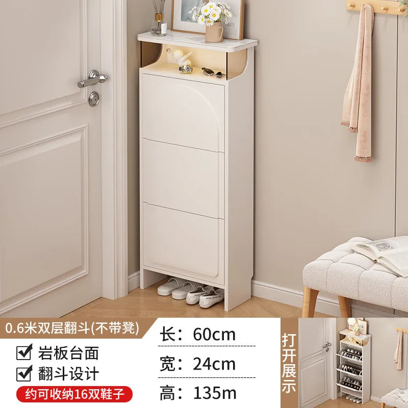 Slim Office Shoe Rack Kids' Storage Entryway Hotel Room Shoe Cabinet Bench Display Rangement Chaussures Hallway Furniture