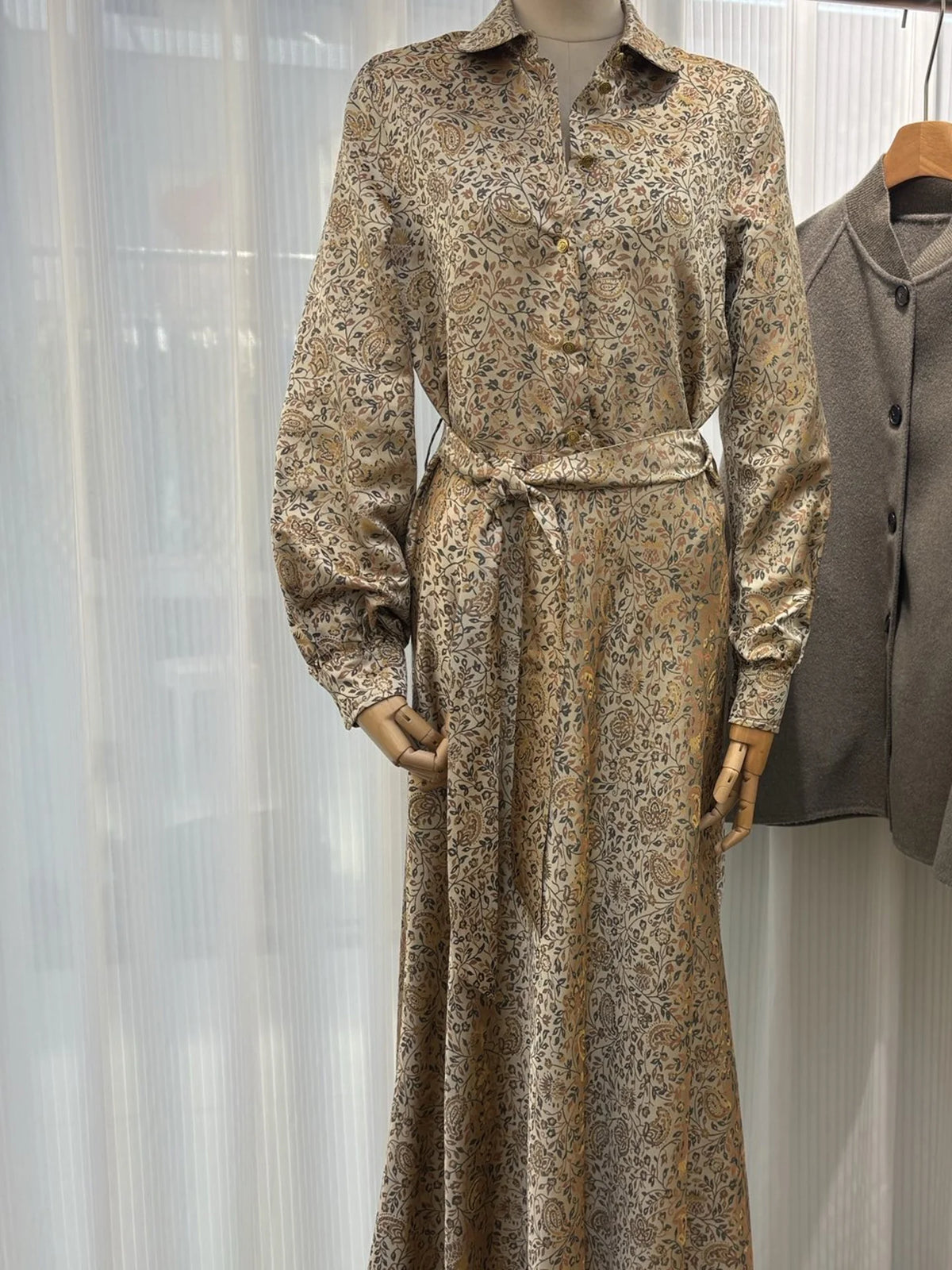 Women's High-Quality, Vintage-Style, Affordable Luxury Floral Dress – New for Autumn/Winter 2026