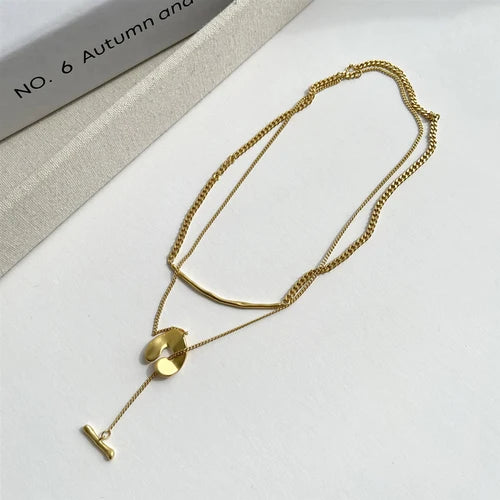 Fashion Jewelry Accessories Two Wearing Method Pendant Chain Necklace For Women Female Popular Style Hot Sale Party Gift