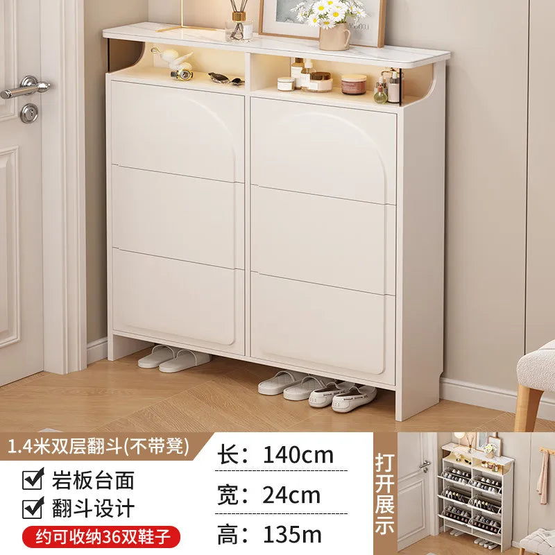 Slim Office Shoe Rack Kids' Storage Entryway Hotel Room Shoe Cabinet Bench Display Rangement Chaussures Hallway Furniture