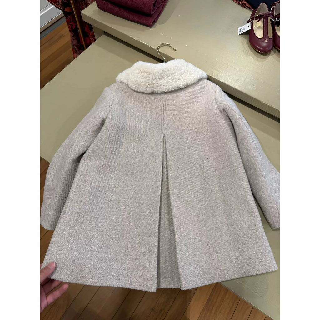 2026 New BP Brand Coat Thickened Warm Girls' Cotton Coat Korean-Style Long Children's Fashionable Outerwear for Kids